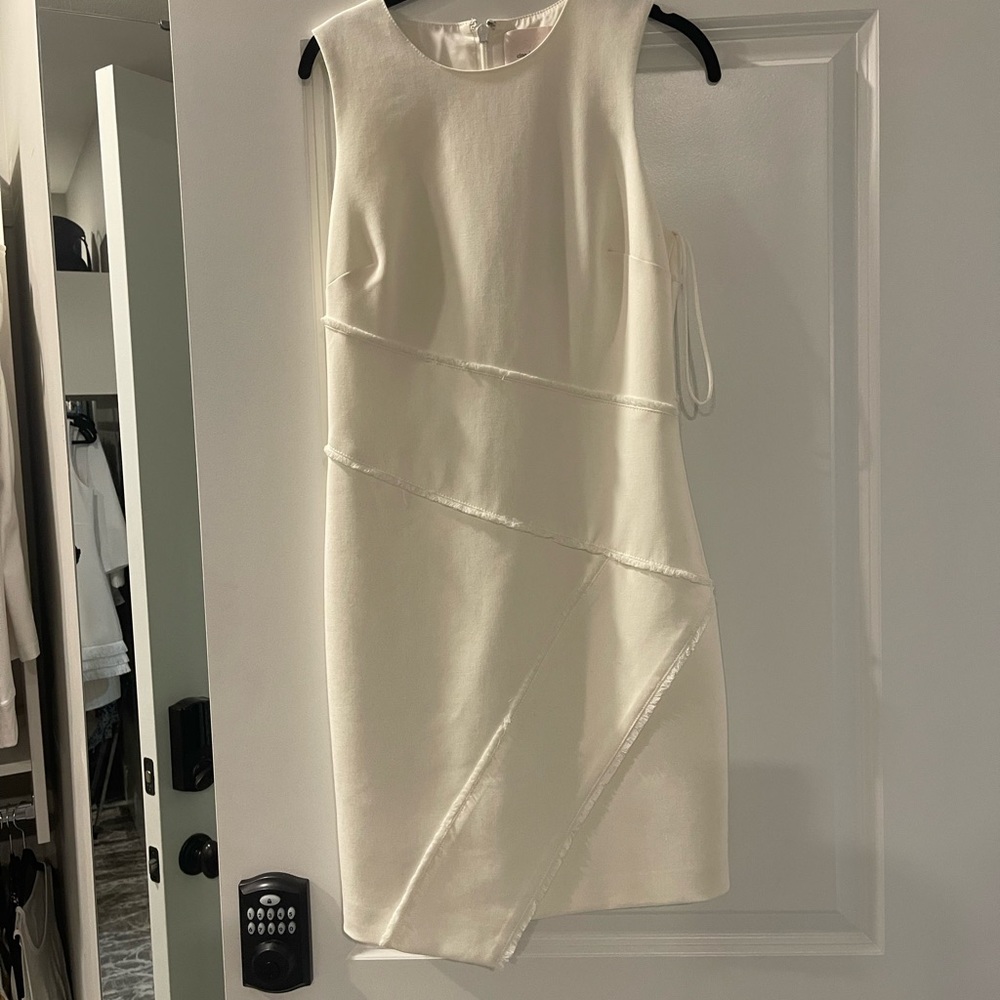 White mini dress